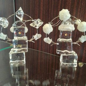 Set of two ice-mans Winter/Christmas theme